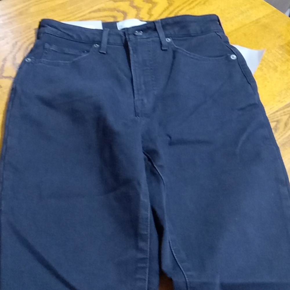 EVERLANE Womens 29 CROP Jeans DENIM Pants FADED BLACK NEW WAY HIGH